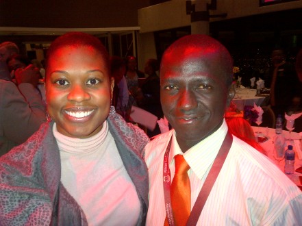 Andrew Mupuya, winner of the 2012 Anzisha Prize and me